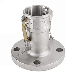 Камлок алюминиевый тип FC, розетка с фланцем 2 1/2", TL250FCAL TITAN LOCK