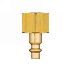 БРС серия D, ISO 6150 B, ниппель, внутр.резьба, латунь, 1/2in TL4DM-B TITAN LOCK