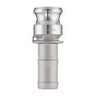 Камлок алюминиевый тип E, ниппель с хвостовиком 1 1/2", TL150EAL TITAN LOCK