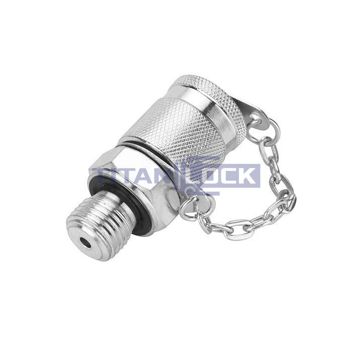 Точка контроля давления, резьба BSP 1/8, TL1/8PСP TITAN LOCK