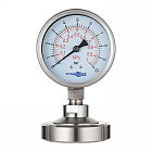 Манометр нержавеющий с мембранным разд.,10/0,2 Бар, гайка DN65, корп. 150мм, TLSPG65/150MN TITAN LOCK