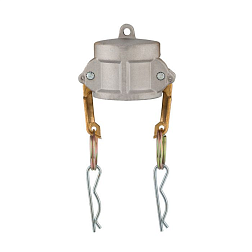 Камлок алюминиевый тип DC серия "EcoLine", заглушка для ниппеля 2", TL200DCAL-EL TITAN LOCK