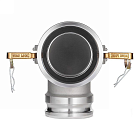 Камлок алюминиевый тип DА (переходник 90° розетка 3" х ниппель 3"), TL300DAAL90 TITAN LOCK