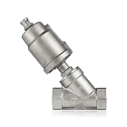 Седельный клапан наклонный, нерж. 304 с пневмоприводом (нерж.), DN50 TL50CPAVS TITAN LOCK