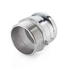 Камлок нержавеющий тип F ниппель, наруж. резьба BSP 3",  AISI304, TL300FSS TITAN LOCK
