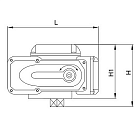Электропривод для запорной арматуры, тип 10, алюм, TLAE10-AL TITAN LOCK