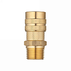 БРС серия D, ISO 6150 B, розетка, нар.резьба, латунь, 1/4in TL2DFS-B TITAN LOCK