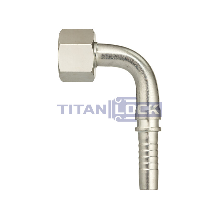 Фитинг DN 10 DKOL (Г) M22X1.5 (90), TL-DKOL10F22X1.5-90 TITAN LOCK