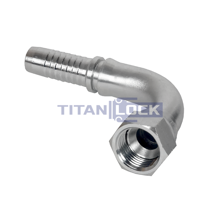 Фитинг DN 16 JIC (Г) 1.1/16" (90), TL-JIC16F1.1/16-90 TITAN LOCK