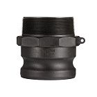 Камлок полипропиленовый тип F ниппель, наружная резьба BSP 4", TL400FPP TITAN LOCK