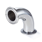 Отвод под Clamp 90 градусов, DN 25, нерж. сталь 316, TLCB25/90SS TITAN LOCK