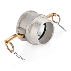 Камлок алюминиевый тип B розетка, наруж. резьба BSP 8", TL800BAL TITAN LOCK