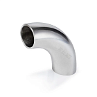 Отвод под сварку, 90 градусов, DN 50, нерж. сталь 316, TLWB50/90SS TITAN LOCK