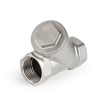 Обратный клапан У-образный нержавеющий AISI304, ВР/ВР 1 1/4", TL1.1/4ACV TITAN LOCK