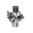 Диоптр трубный сдвоенный под сварку, нерж, DN65, TL065TPD-WD TITAN LOCK