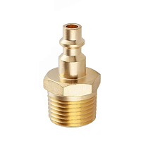 БРС серия D, ISO 6150 B, ниппель, нар.резьба, латунь, 1/4in TL2DMS-B TITAN LOCK