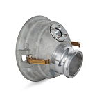 4in переходник гравитационный для API адаптера, с камлоком 4in алюминий и смотр.cтеклом TL400GAG400AL TITAN LOCK