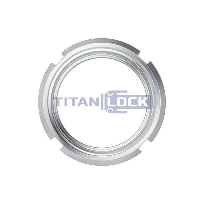 4Молочная гайка по стандарту SMS 1" нерж. 304 TL1NUTS-S TITAN LOCK