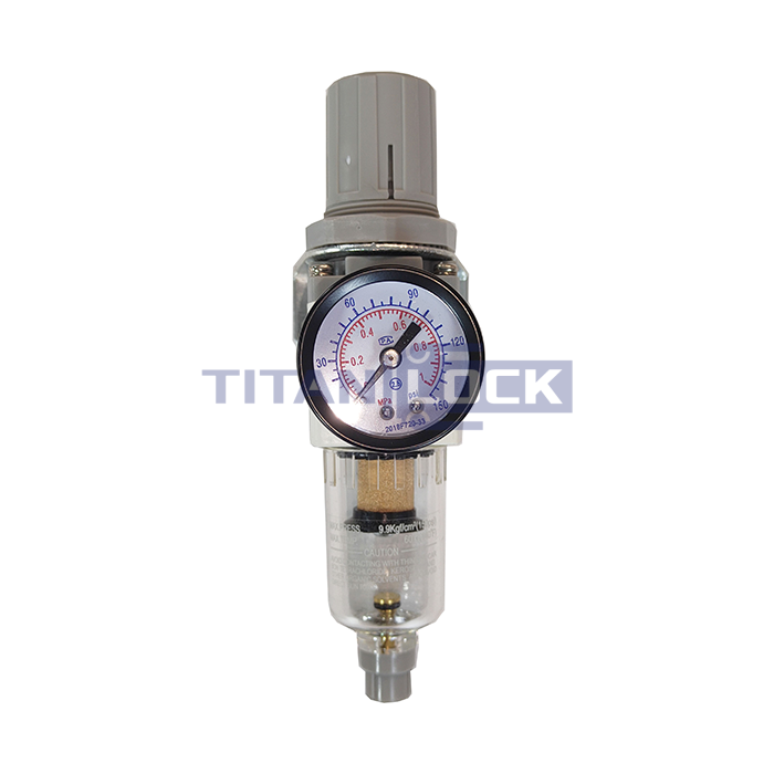 Фильтр-регулятор AW 2000-01, 1/4" 550 л/мин, TLP-AW2000-02 TITAN LOCK