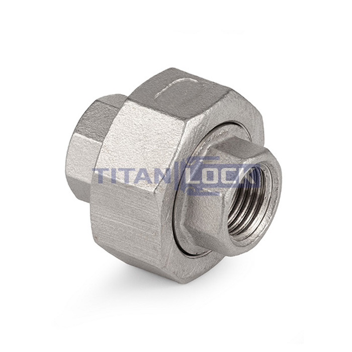 Американка конусная нержавеющая (AISI304) 3/8", ВР/ВР TL037UFFC TITAN LOCK