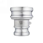 Камлок нержавеющий тип AA (переходник ниппель 2" х ниппель 3"), AISI316, TL2030AASS TITAN LOCK