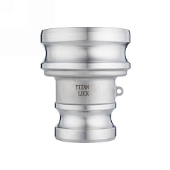 Камлок нержавеющий тип AA (переходник ниппель 6" х ниппель 4"), AISI316, TL6040AASS TITAN LOCK