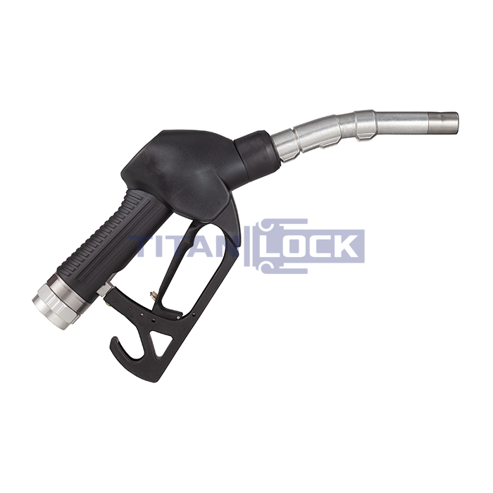 Заправочный пистолет, 80 л/мин (ZVA2), черный, DN20, TLRG20ZVA-B TITAN LOCK