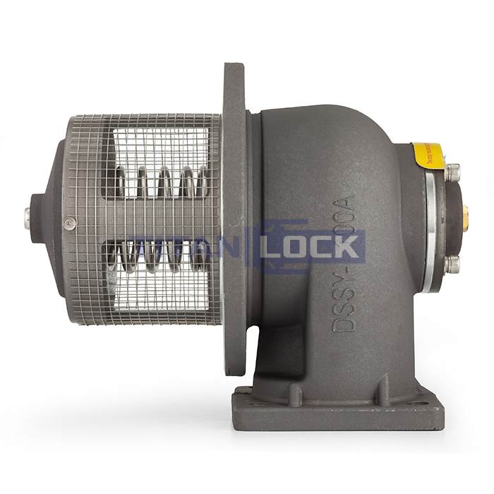 Пневматический донный клапан, квадратный фланец, алюминий, 4in, TL400PBV-S TITAN LOCK