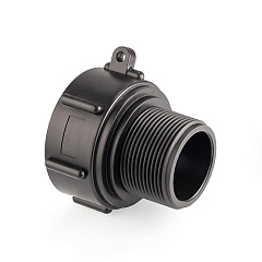 Переходник на Еврокуб наруж.резьба, S60x1 1/2 BSP, полипроп., TLEC60x1.1/2AE TITAN LOCK