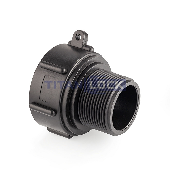 Переходник на Еврокуб наруж.резьба, S60x2 BSP, полипроп., TLEC60x2AE TITAN LOCK