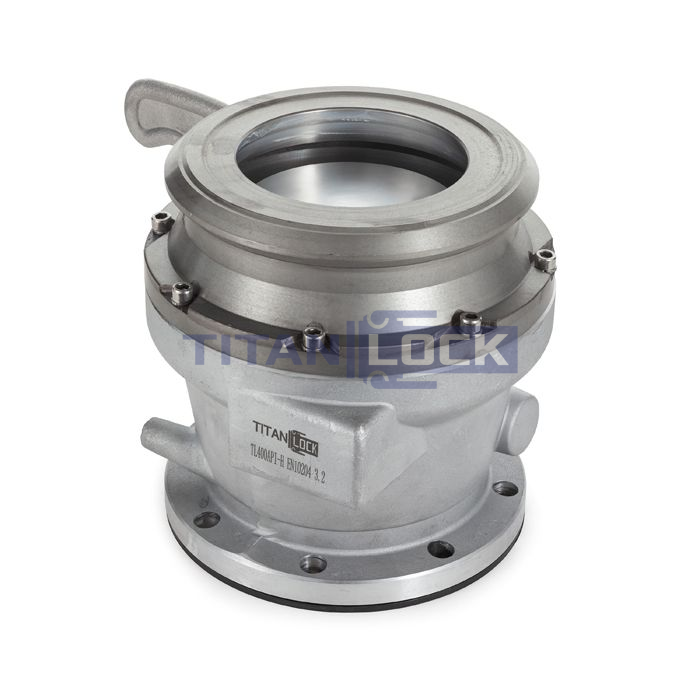 Адаптер API, с рукояткой, без смотрового стекла, алюминий, 4in, TL400API-H TITAN LOCK
