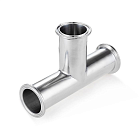 Тройник Clamp DN 40, нерж. сталь 316, TLTE40CLSS TITAN LOCK