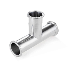 Тройник Clamp DN 50, нерж. сталь 316, TLTE50CLSS TITAN LOCK