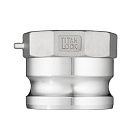 Камлок нержавеющий тип A ниппель, внутр. резьба BSP 4", AISI304, TL400ASS TITAN LOCK