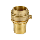 Соединение TankWagen, комплект (штуцер VK + штуцер под рукав), латунь, TLVKS100BR TITAN LOCK