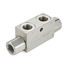 Гидрозамок двусторонний, 1/4", BP/BP, сталь, TLDHL1/4FF TITAN LOCK