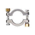 Хомут CLAMP двухболтовый усиленный DN50 нерж.304, DIN TL50CLCR TITAN LOCK