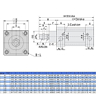 Пневмоцилиндр серии SI, 40X50, TLP-PC40X50SI TITAN LOCK