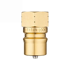 БРС серия B, ISO 7241-B, ниппель, латунь, 1in TL8BM-B TITAN LOCK
