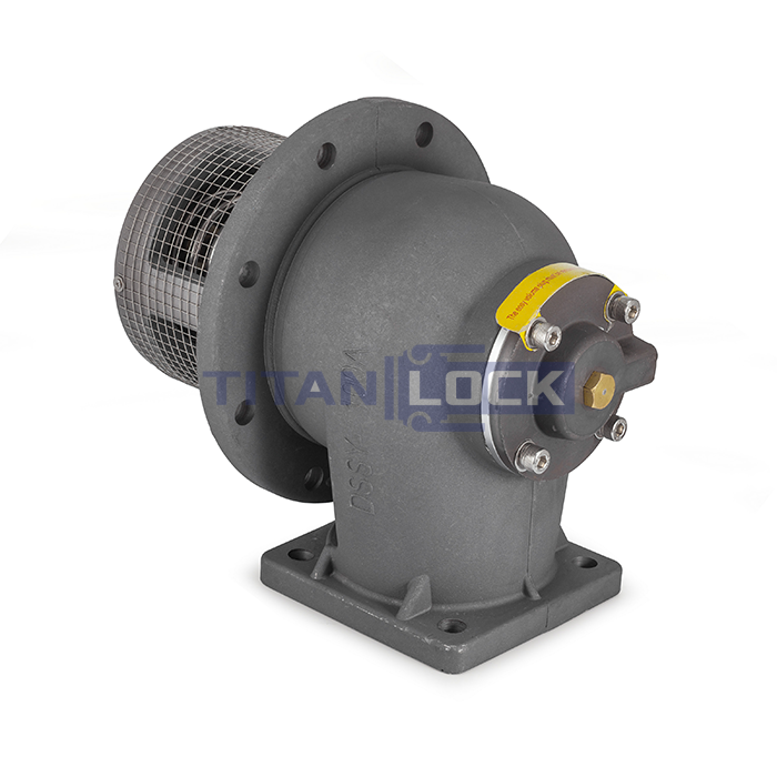 Пневматический донный клапан, квадратный фланец, алюминий, 4in, TL400PBV-S TITAN LOCK