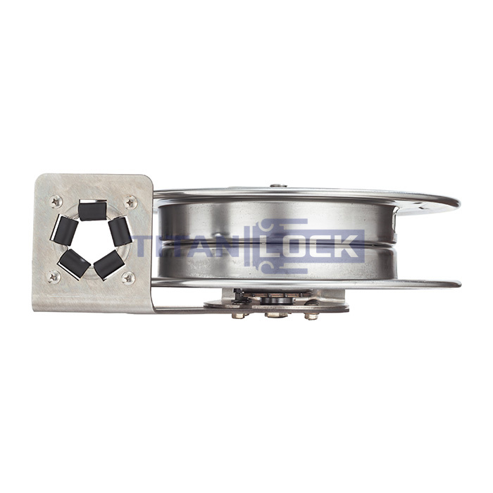 Барабан с инерционным механизмом, нерж. сталь, для мойки TLREEL TITAN LOCK