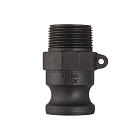Камлок полипропиленовый тип F ниппель, наружная резьба BSP 1", TL100FPP TITAN LOCK