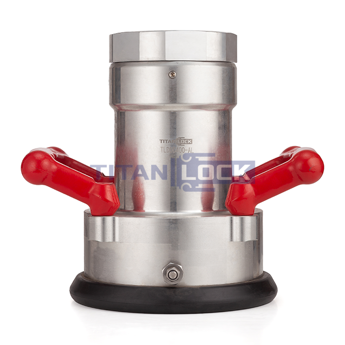 Соединение ZEVS ("сухой" разъем) розетка, 4in, BSP, материал алюм. TLDDC400-AL TITAN LOCK