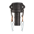 Камлок полипропиленовый тип С, розетка с хвостовиком 3/4", TL75CPP TITAN LOCK