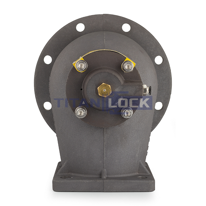 Пневматический донный клапан, квадратный фланец, алюминий, 4in, TL400PBV-S TITAN LOCK