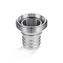 Резьбовой штуцер под рукав DIN 11851 DN25 нерж. 316 TL25THRSS TITAN LOCK