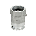 Соединение ZEVS ("сухой" разъем) ниппель, 3in, BSP, материал нерж.сталь. TLDDA300-SS TITAN LOCK