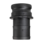 Камлок полипропиленовый тип E, ниппель с хвостовиком 4", TL400EPP TITAN LOCK