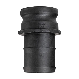 Камлок полипропиленовый тип E, ниппель с хвостовиком 3", TL300EPP TITAN LOCK