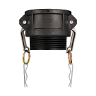 Камлок полипропиленовый тип B розетка, наруж. резьба BSP 4", TL400BPP TITAN LOCK